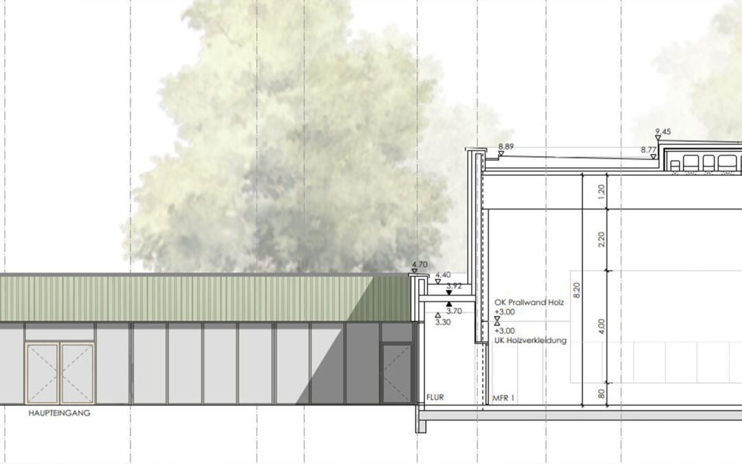 NEUBAU KULTUR- UND SPORTZENTRUM MIT FREIWILLIGER FEUERWEHR